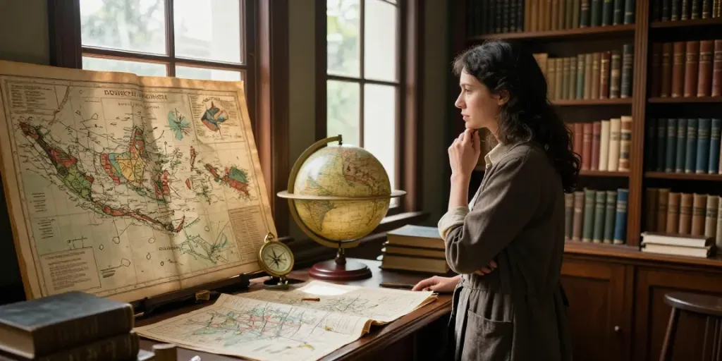 ROKOK88 historical exploration of Dutch-Indonesian colonial conflicts illustrated with artifacts and maps.